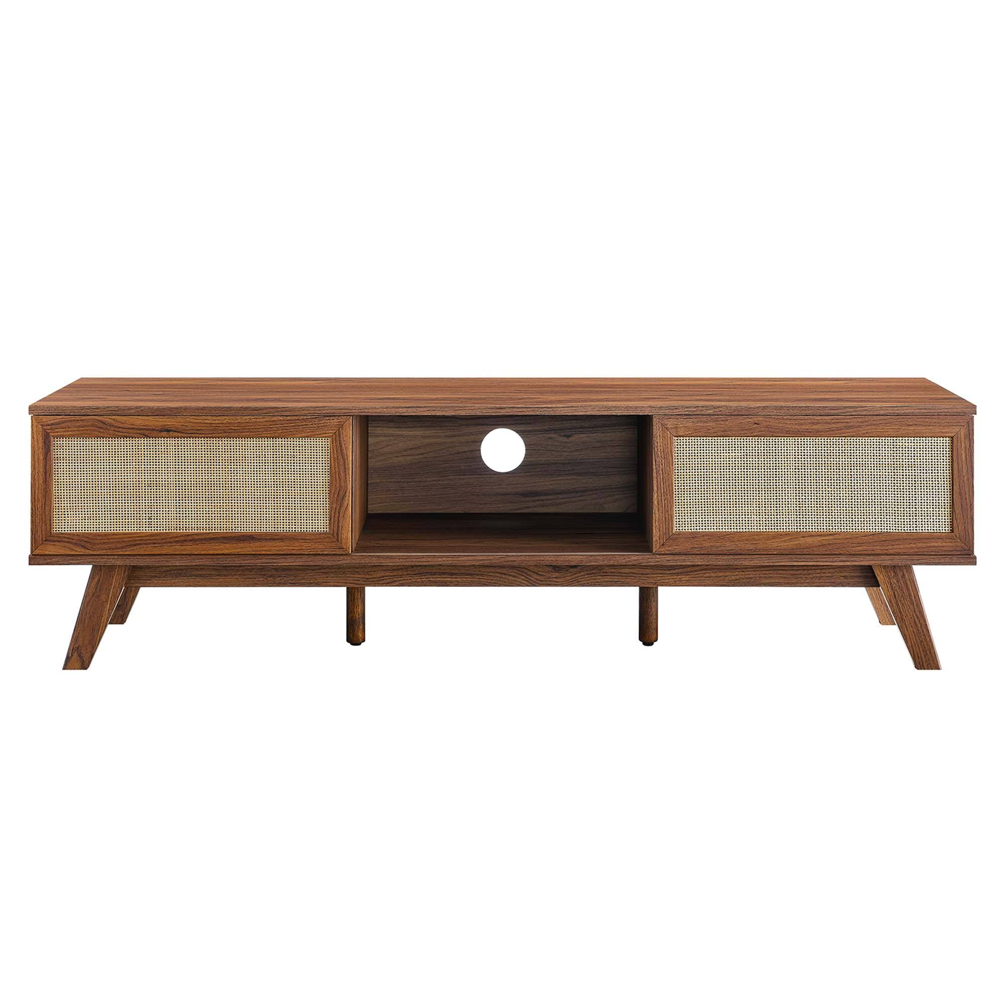 Alt View 4. Modway - Soma 60" TV Stand by Modway - Walnut.
