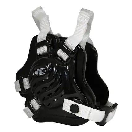 Front. Cliff Keen - Cliff Keen F5 Tornado Wrestling Headgear - Black/Black/White - Black/Black/White.