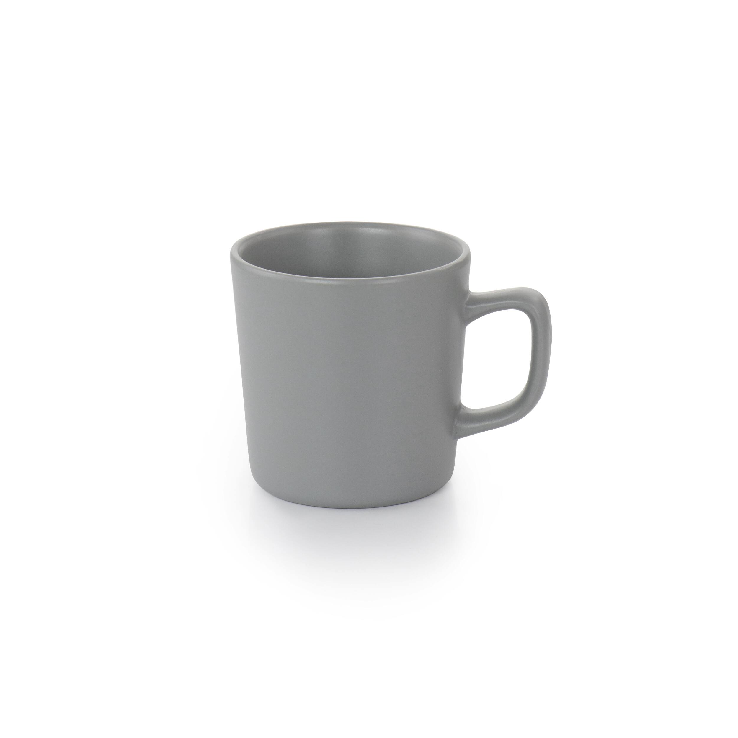 Alt View 7. Elama - Elama Luxmatte Light Grey 16 Piece Dinnerware Set - Light Gray.