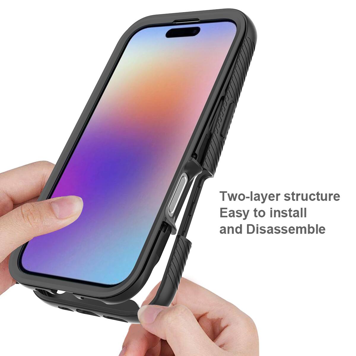 Two-layer structure  
Easy to install and disassemble