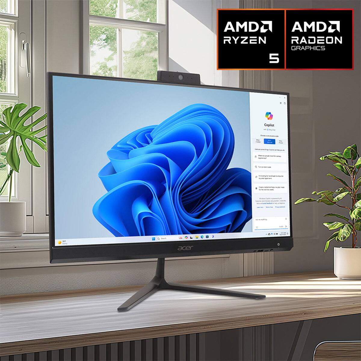 AMDA AMD2 RYZEN RADEON GRAPHICS 5 Copilot .. acer