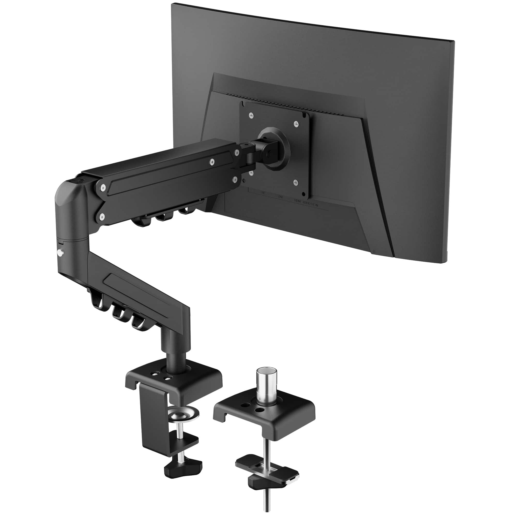 FlexiSpot - MA1 Adjustable Single Monitor Arm for 17"-32" Monitor - Black