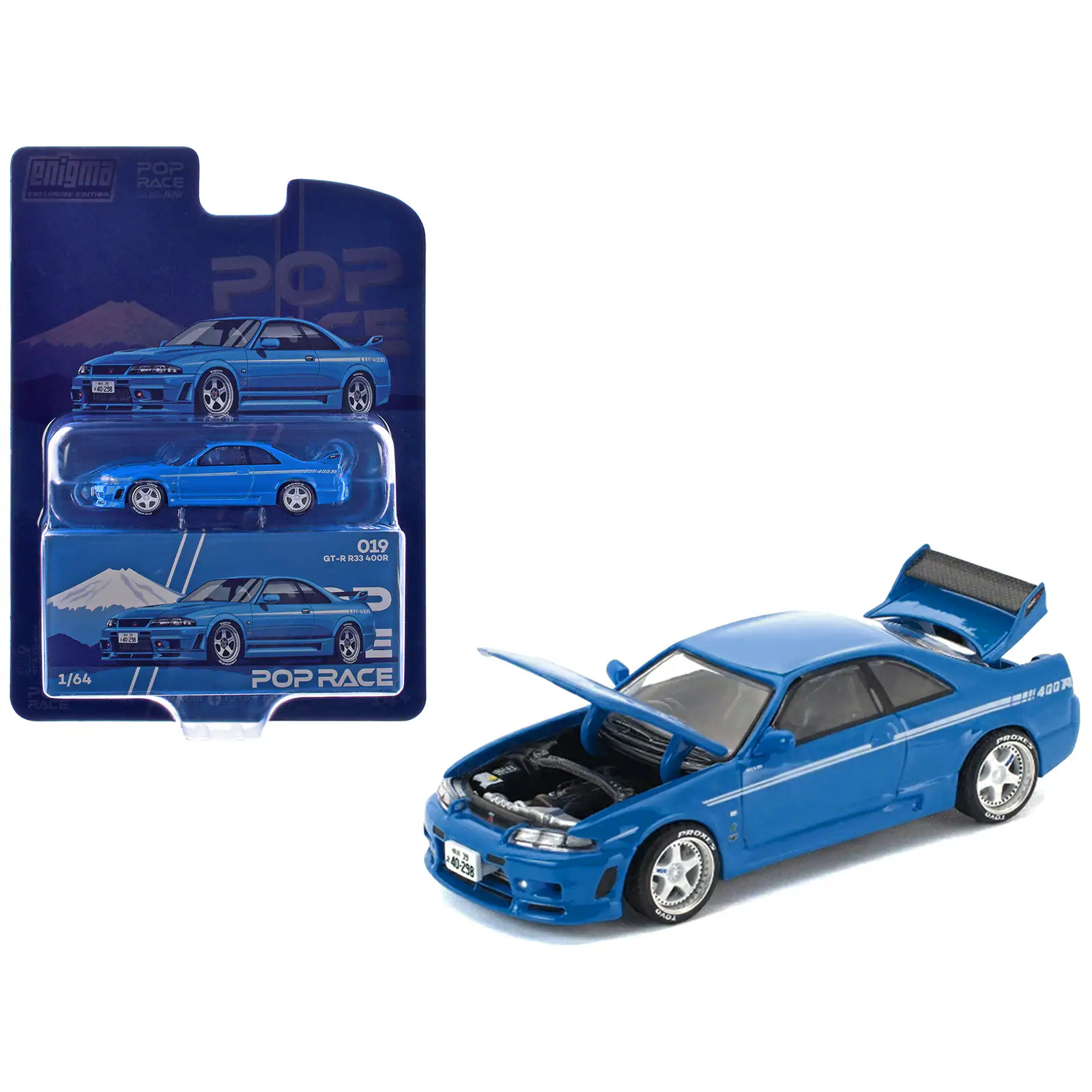 enigma POP RACE EXCLUSIVE LOVITION Medium POP  
4.5  
019 GT-R R33 400R  
1/64 RACE  
POP RACE  
400 PROXEIN  
40-298  
PRONETITY MADA