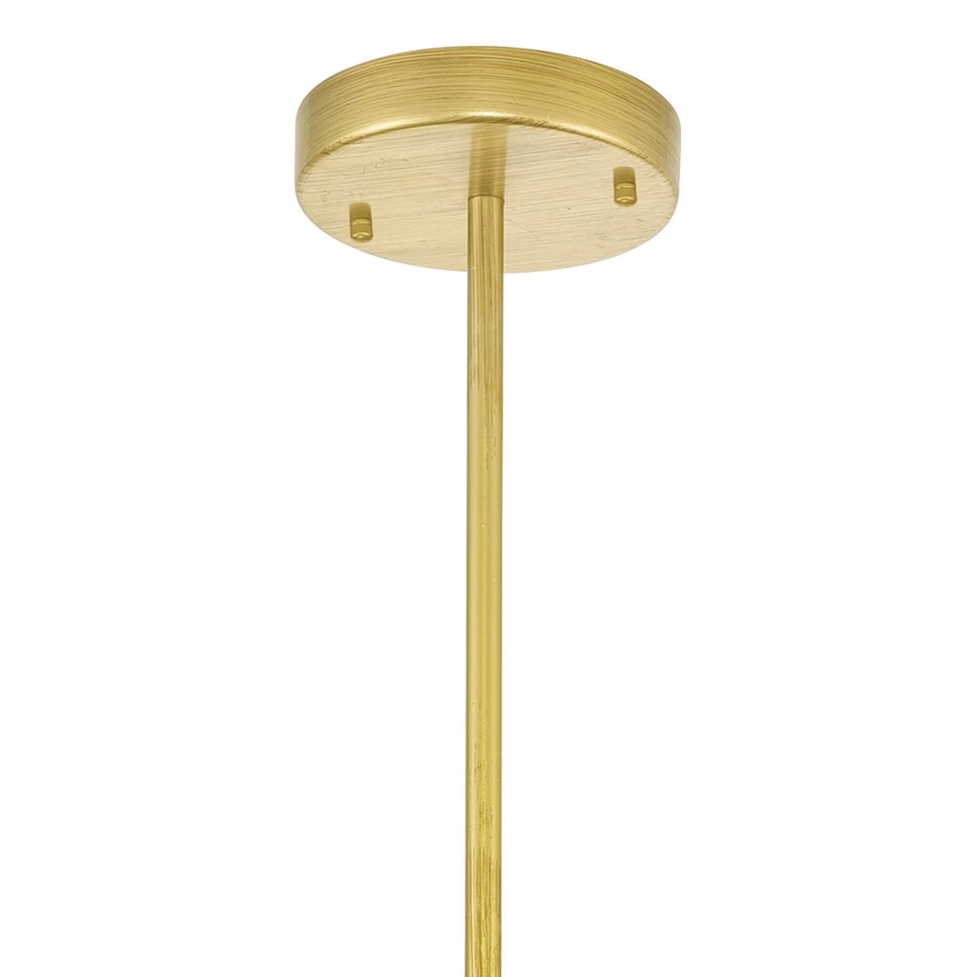 Back. CWI Lighting - Belinda 1 Light Pendant With Champagne Finish - Champagne.