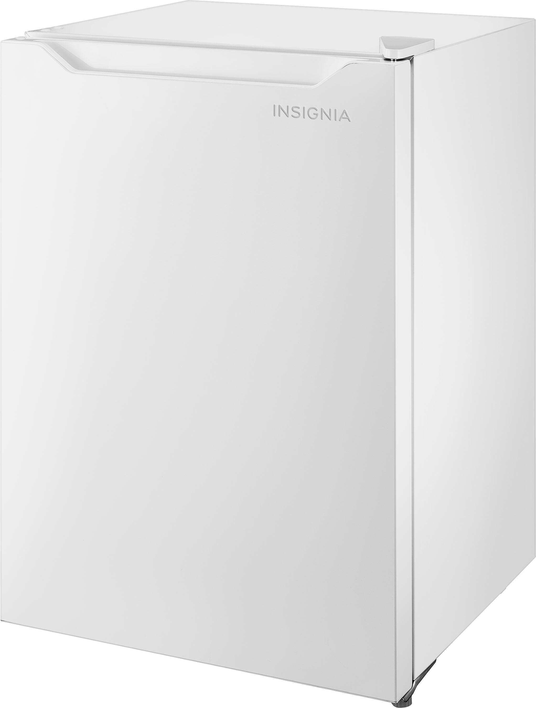 Alt View 12. Insignia™ - 2.7 Cu. Ft. Mini Fridge with Door Storage and ENERGY STAR Certification - White.