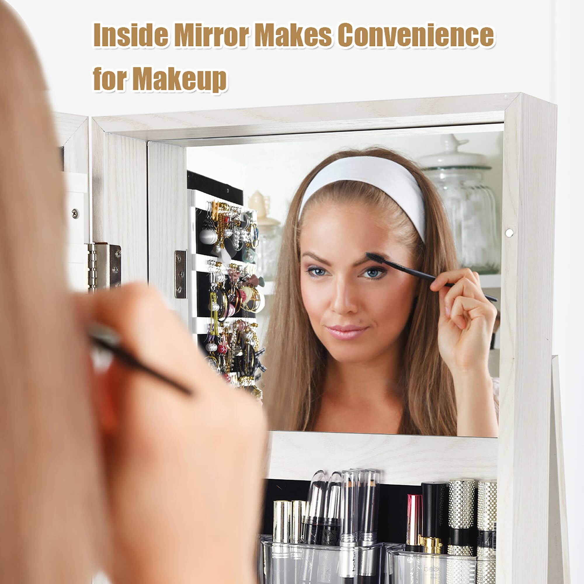 Inside Mirror Makes Convenience for Makeup