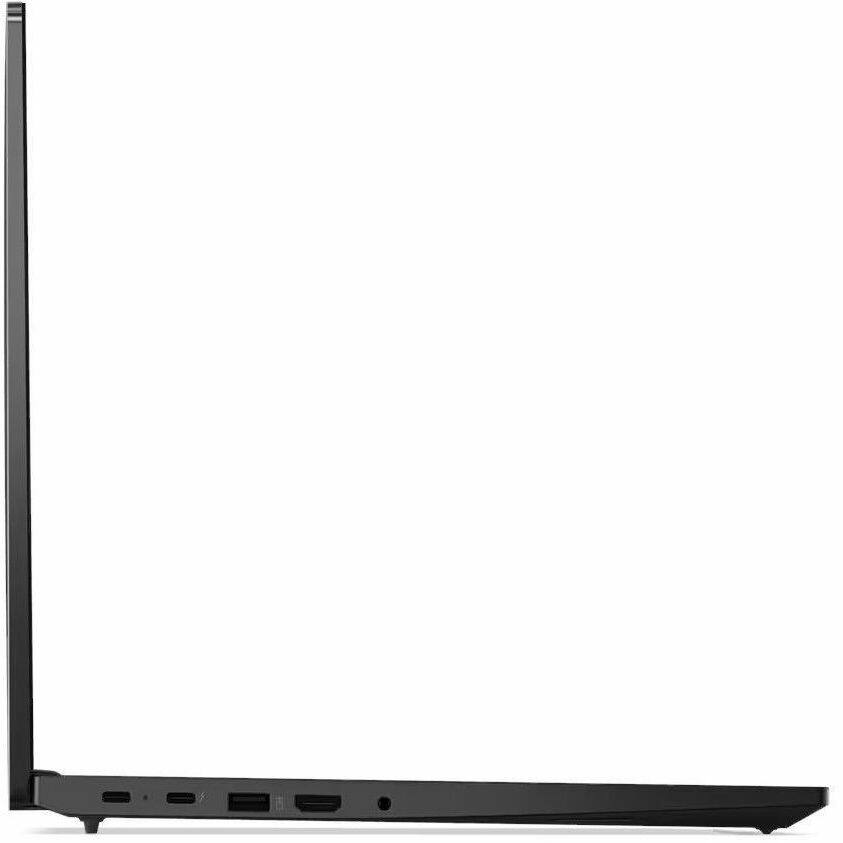 Alt View 4. Lenovo - Lenovo ThinkPad E16 Gen 2 21M5000GUS 16" Notebook - WUXGA - AMD Ryzen 5 7535U - 16 GB - 256 GB SSD - English Keyboard - - Black.