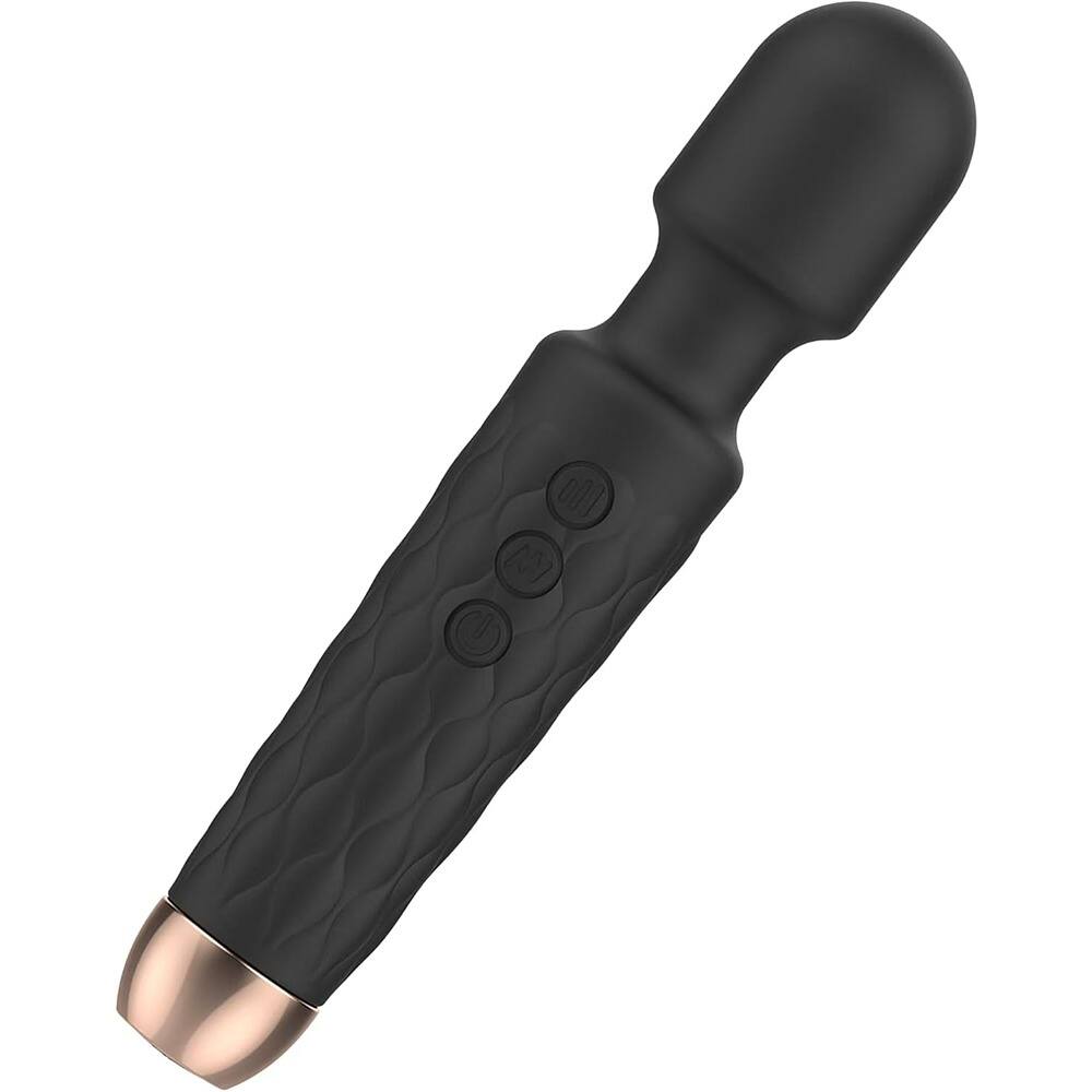 Front. Schertz - Handheld Personal Massager, Powerful, Waterproof Portable Design, Black.