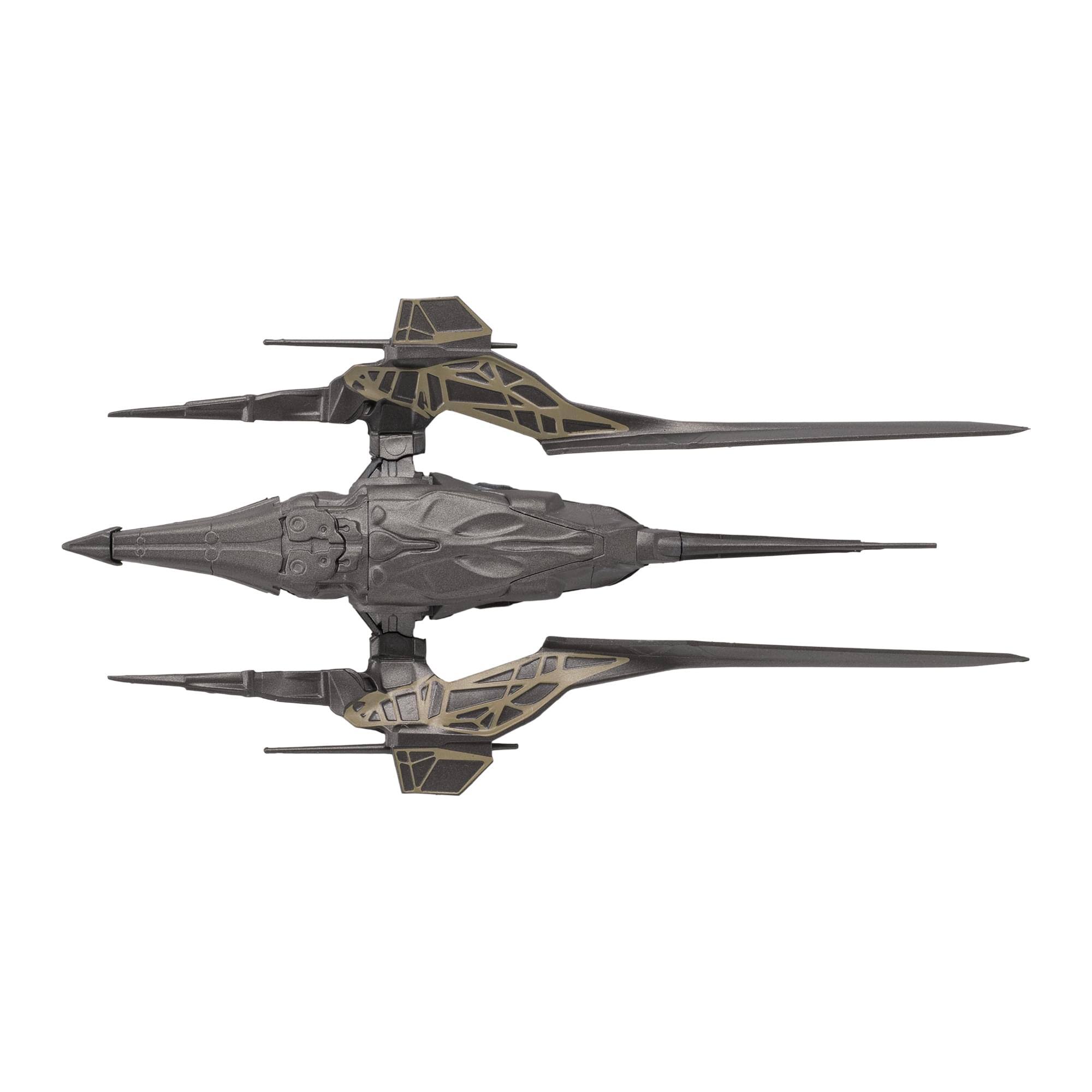 Alt View 5. Eaglemoss - Eaglemoss Star Trek Ship Replica | Altamid Swarm Ship - Black.