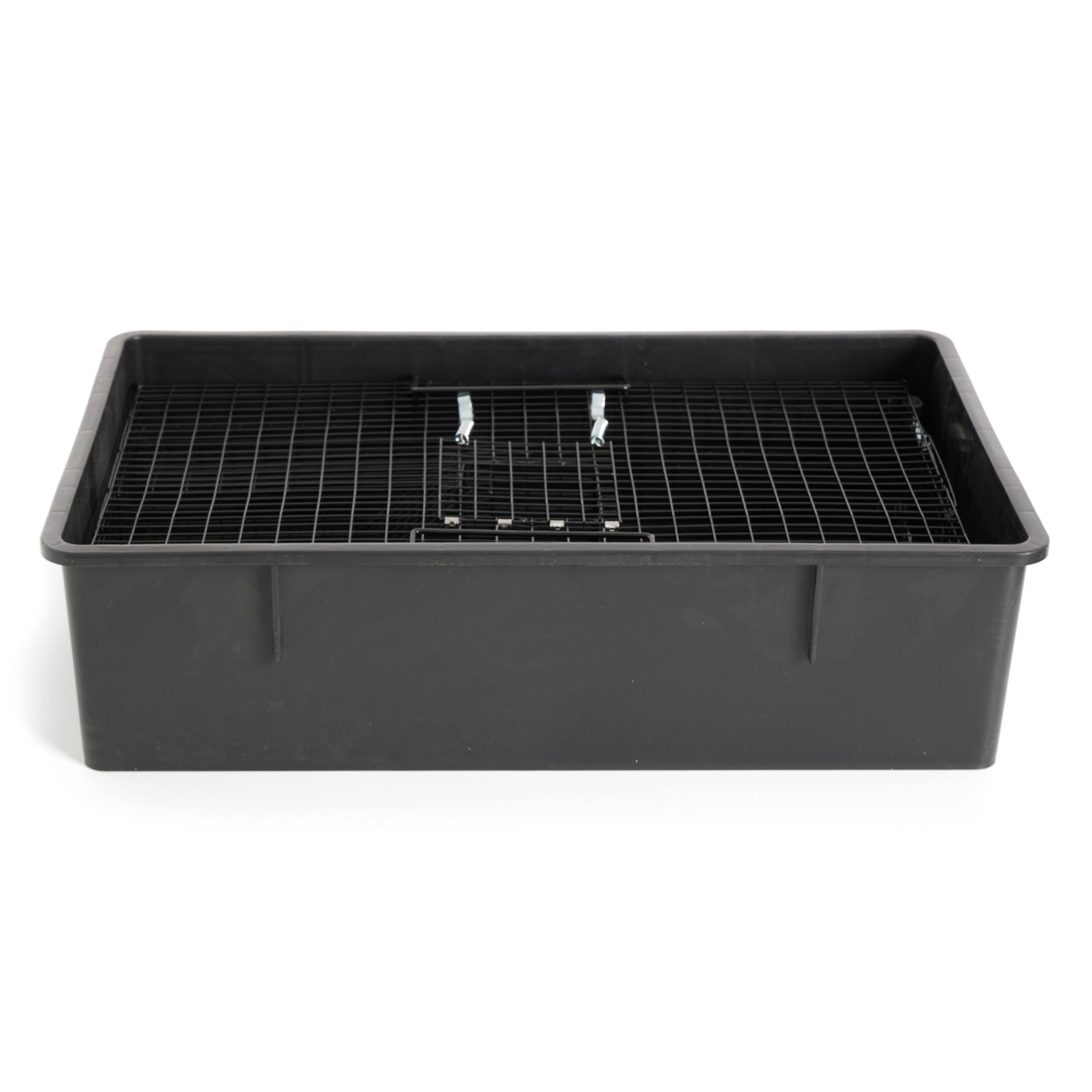 Alt View 8. Rugged Ranch Products - Rugged Ranch RATTR Ratinator Live Rat Squirrel Chipmunk Metal 2 Door Trap Cage - Black.