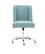 Alt View 14. Linon Home Décor - Donora Plush Fabric Adjustable Office Chair With Chrome Base - Aqua.