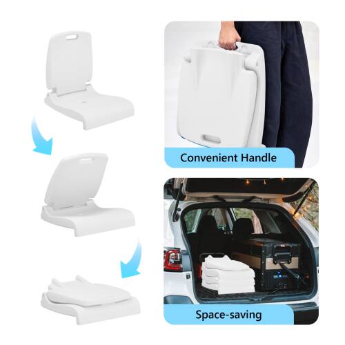 Convenient Handle  
Space-saving