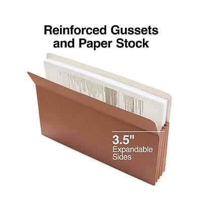 Reinforced Gussets and Paper Stock

3.5" Expandable Sides