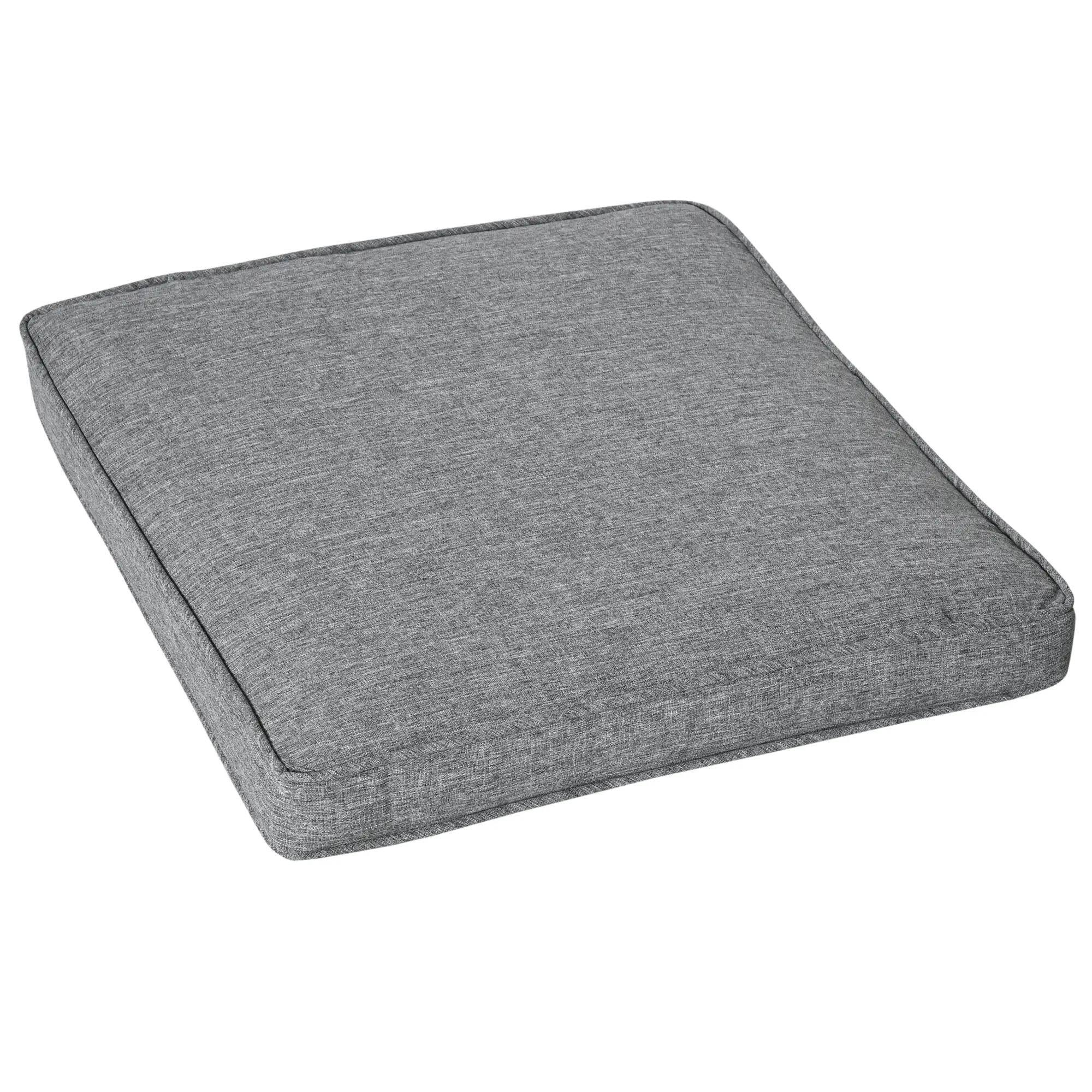 Alt View 2. Resenkos - Resenkos Outdoor PE Rattan Swing Chair, Garden Patio Lounger with Soft Cushions, Classic Style Swing, Gray - Gray.