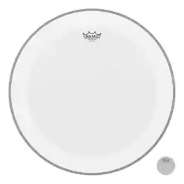 Remo - Powerstroke® P4 Coated 22-Inch Bass Drumhead with 2-Ply Film and Controlled Sustain
