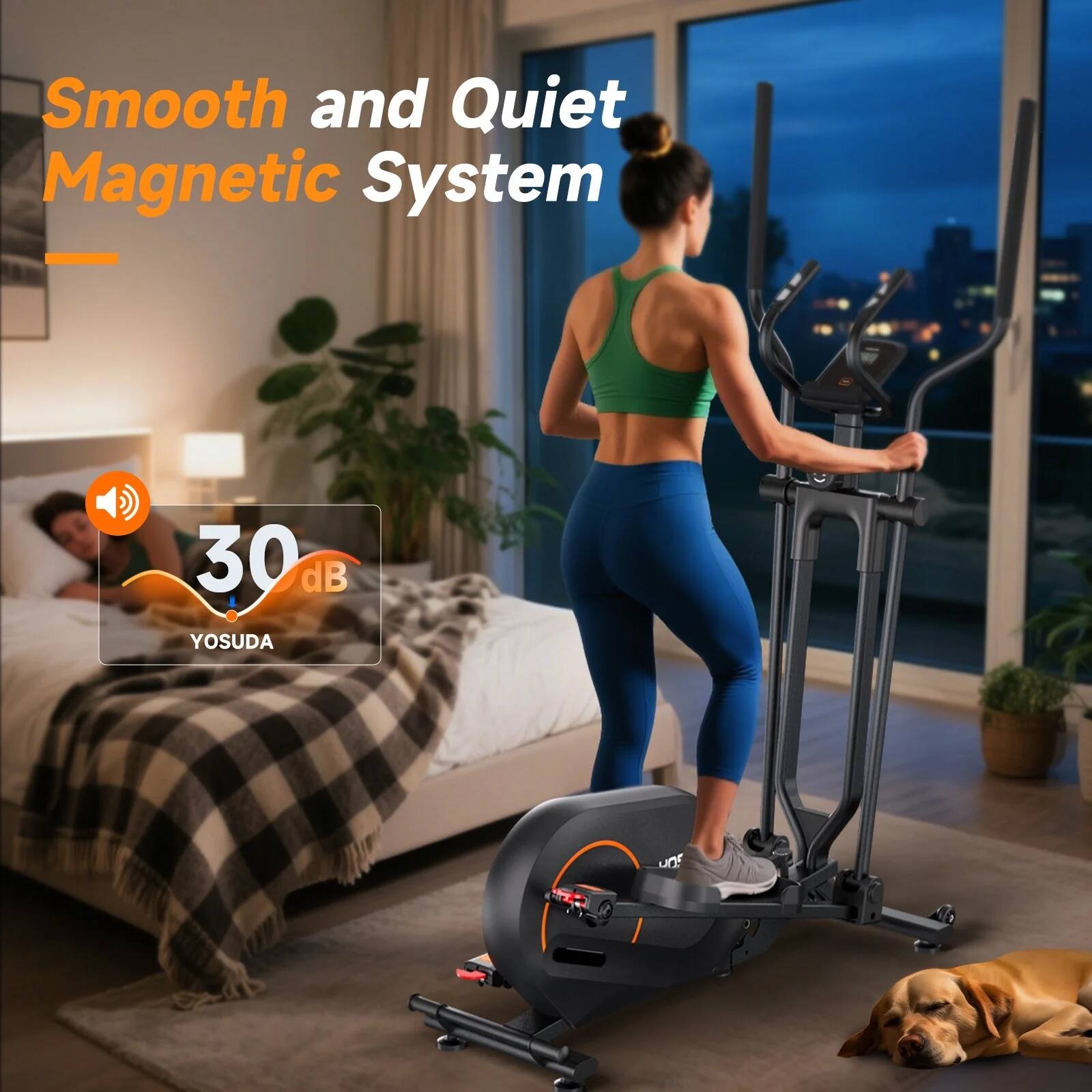 Smooth and Quiet Magnetic System  
30 dB  
YOSUDA