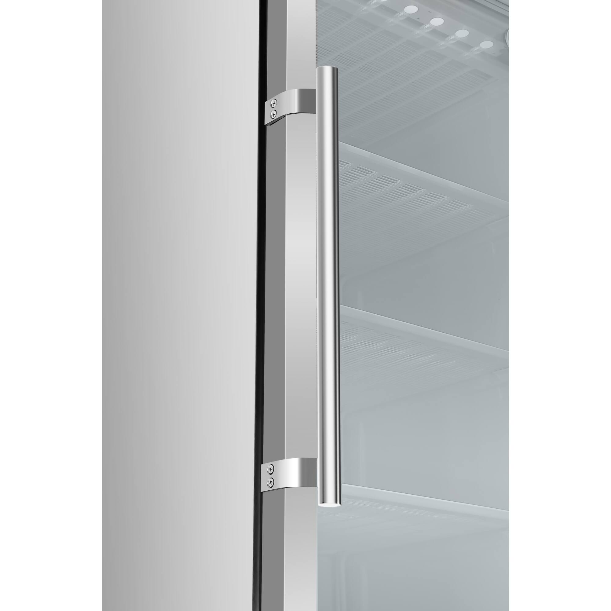 Alt View 4. Koolmore - 12 Cu. ft. Commercial Freezer with Glass Door in Stainless Steel - Manual Defrost (KM-FMD12SGD) - Stainless steel.