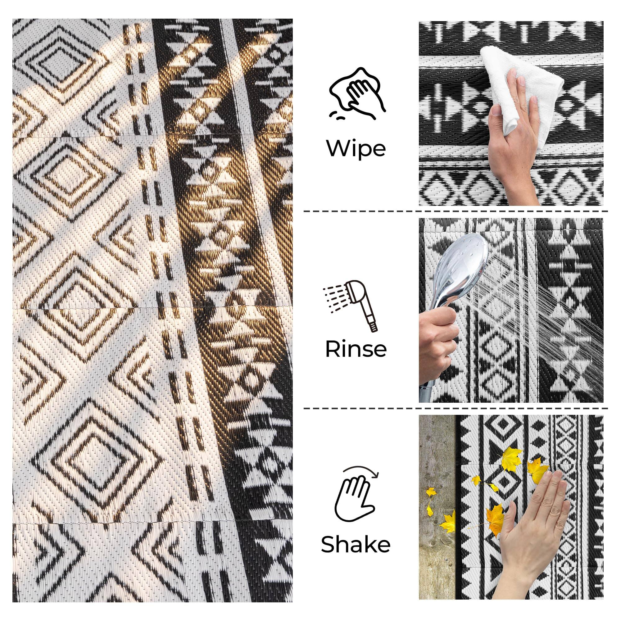 Wipe  
Rinse  
Shake