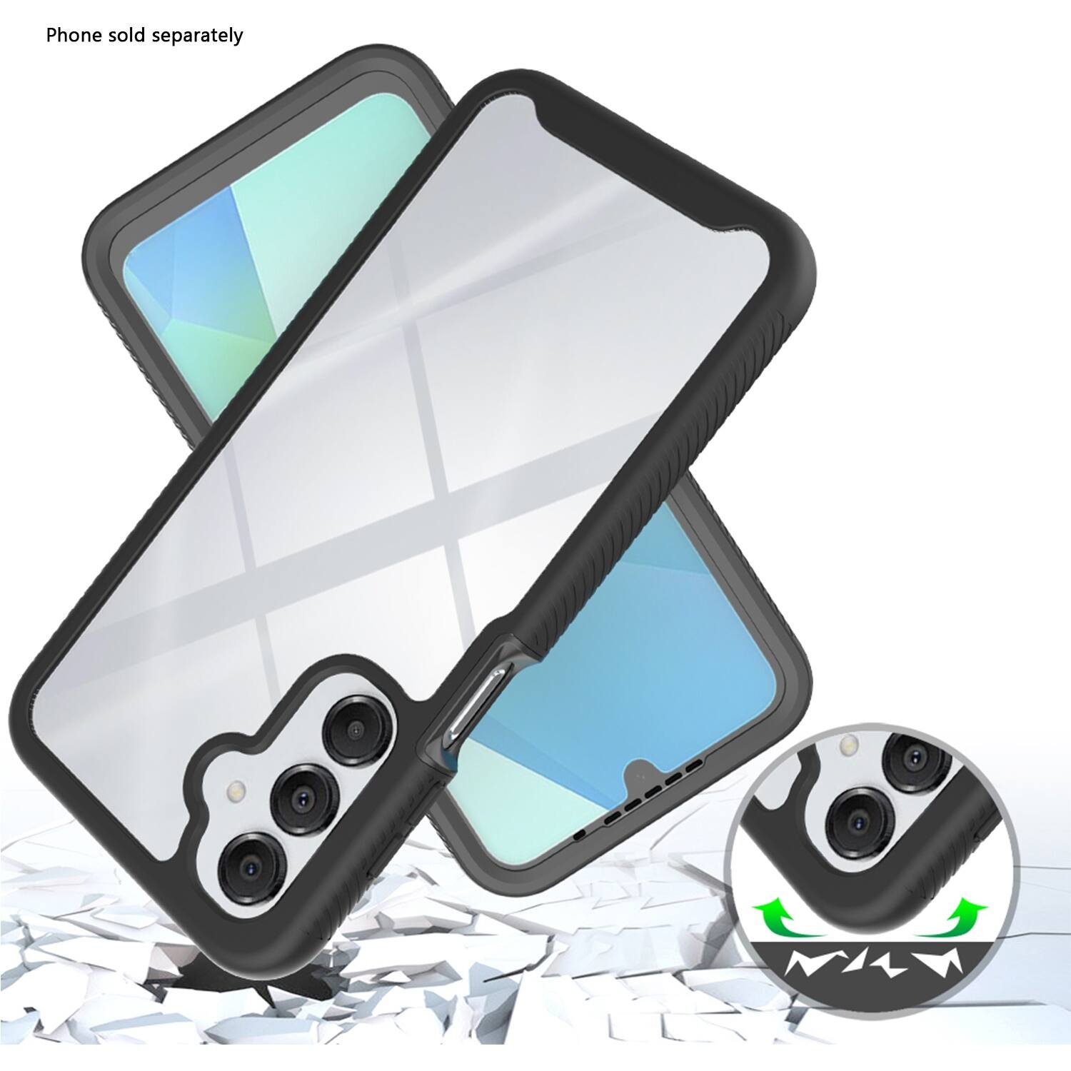 Phone sold separately.