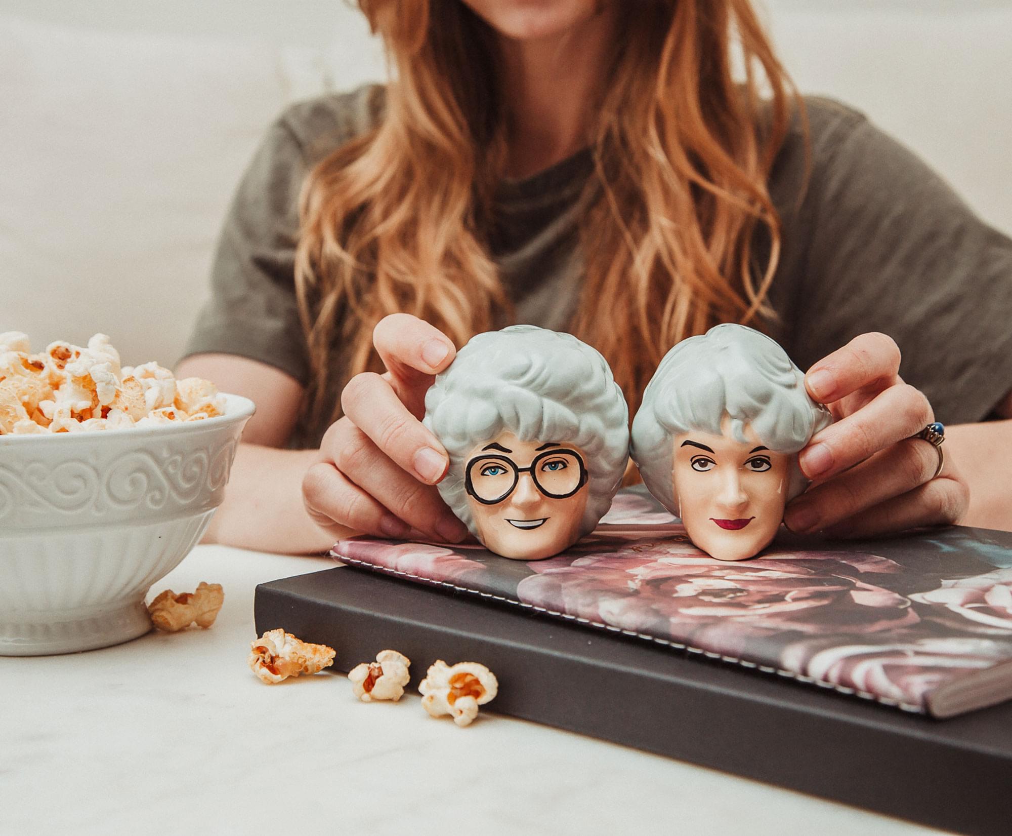 Alt View 10. Silver Buffalo - The Golden Girls Sophia and Dorothy Ceramic Salt and Pepper Shakers | Set of 2 - White.