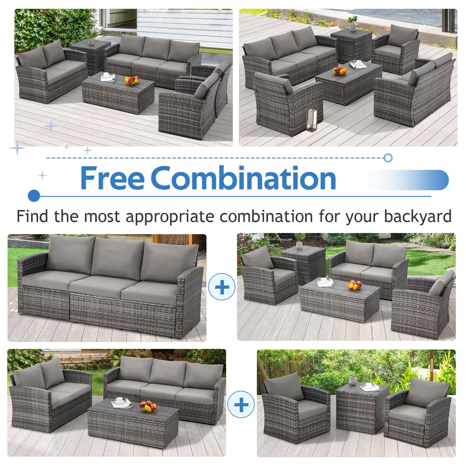 Free Combination  
Find the most appropriate combination for your backyard