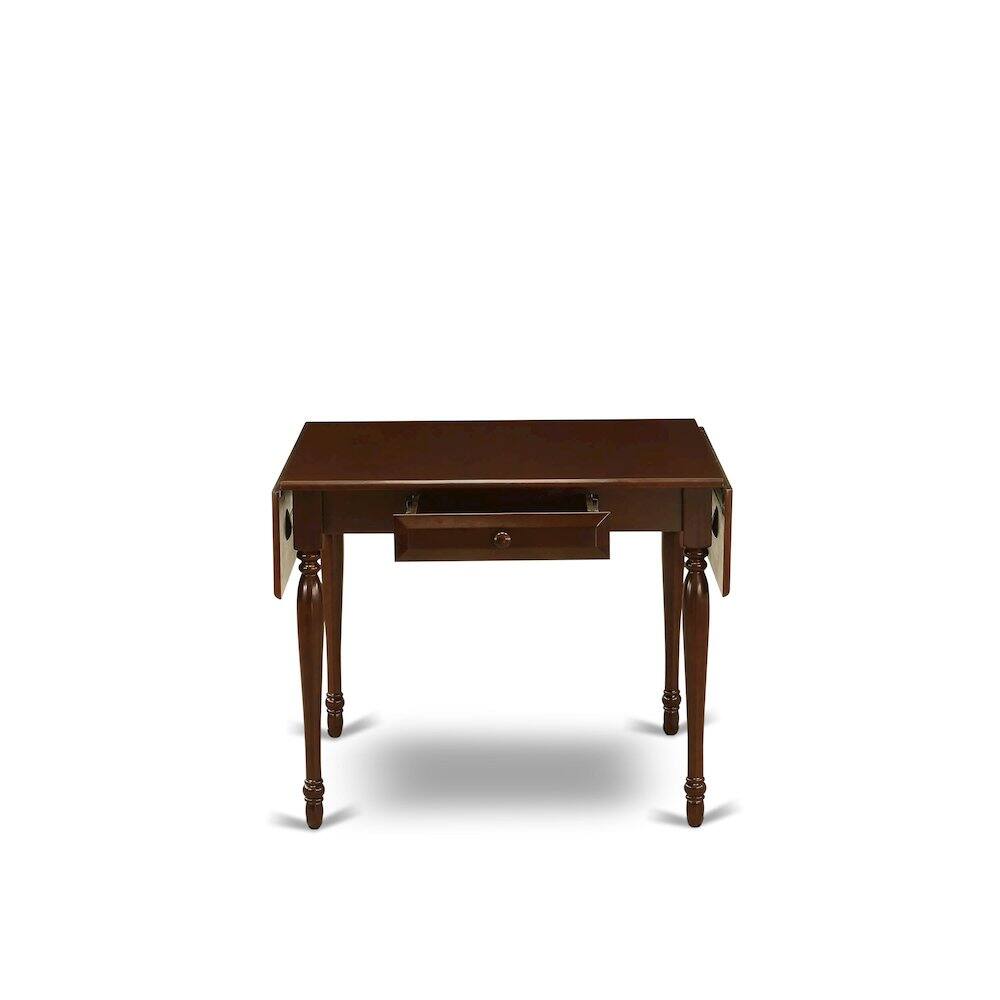 Alt View 9. East West Furniture - 3 Piece Dining Table Set - Red.