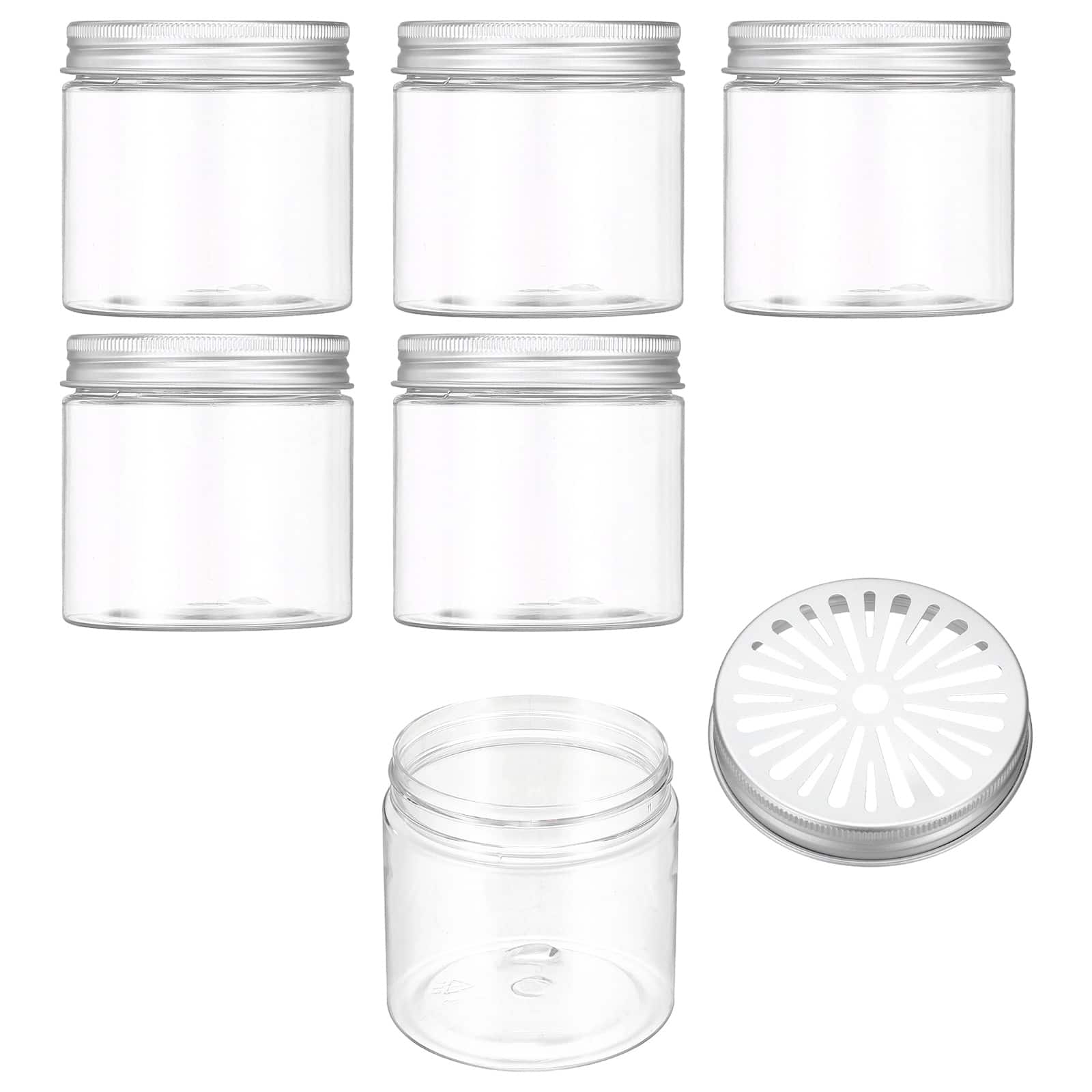 Unique Bargains - Premium Empty Scent Beads Container, Refillable Spice Tin Hollow Lid, 6pcs 6.8oz - For Aromatherapy, Scent, Storage - Clear price history on PriceWatchPro