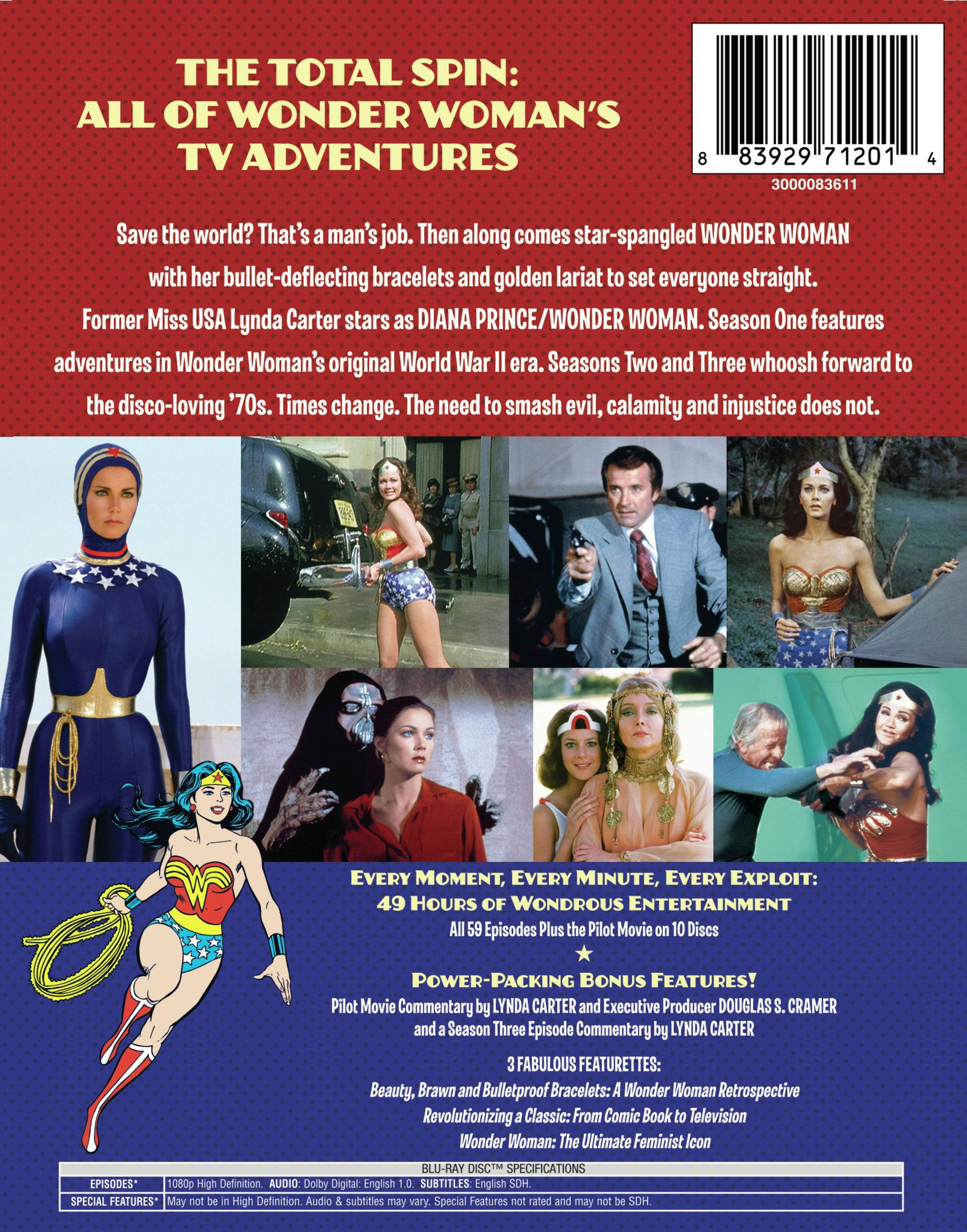 Back. Wonder Woman: The Complete Collection (Blu-ray Set) [Blu-ray].