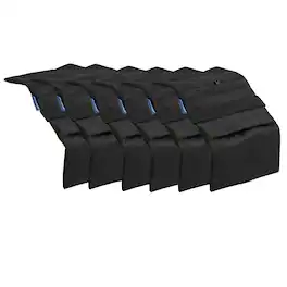 Flashpoint - Empty Saddle Sandbag, 5 lbs Capacity ,Black, 6-Pack