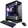 Front. CyberPowerPC - Gaming Desktop - Intel Core Ultra 9 285K - NVIDIA GeForce RTX 5070 Ti 16GB - 64GB DDR5 - 2TB PCIe 4.0 SSD - Black.