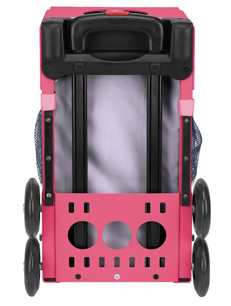 Back. Zuca - Zuca Ice Dreamz Lux Sport Insert Bag & Pink Frame and Packing Pouch Set - Pink.