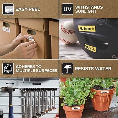 EASY-PEEL  
WITHSTANDS UV SUNLIGHT  
ADHERES TO MULTIPLE SURFACES  
RESISTS WATER  
Go Team  
DAN D.  
BASIL  
MINT