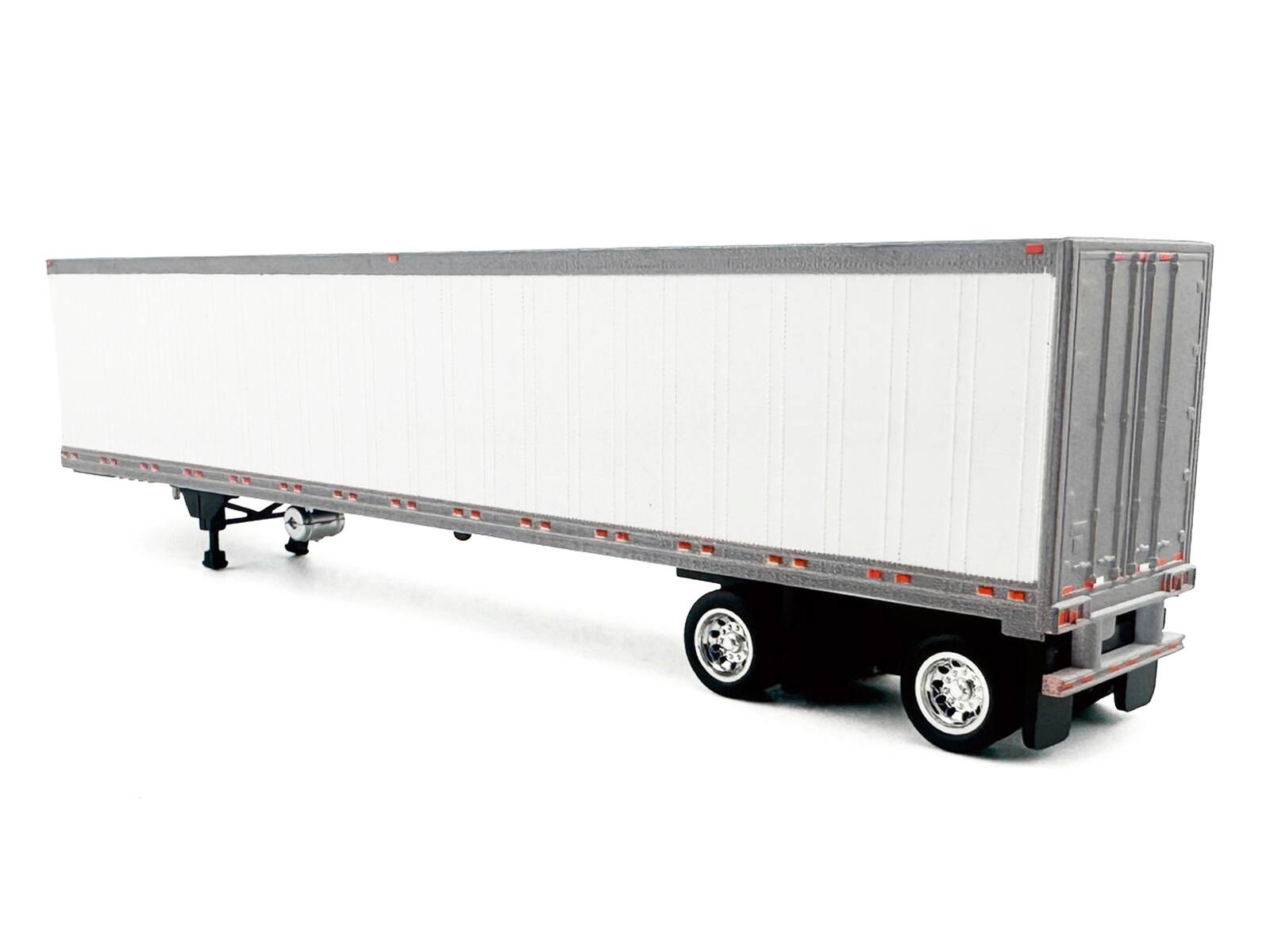 Alt View 2. HO Logistics Replicas - 53' Spread Axle Refrigerated Trailer White 1/87 (HO) Plastic Model Car by HO Logistics.