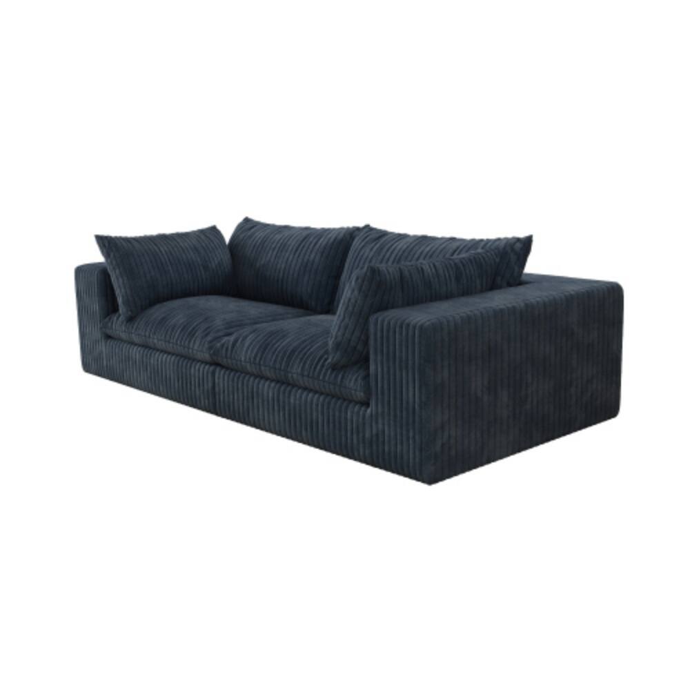 LUCKY ONE Modular 2 Seater Cloud Sofa Feather Filled Cushion No Wood ...
