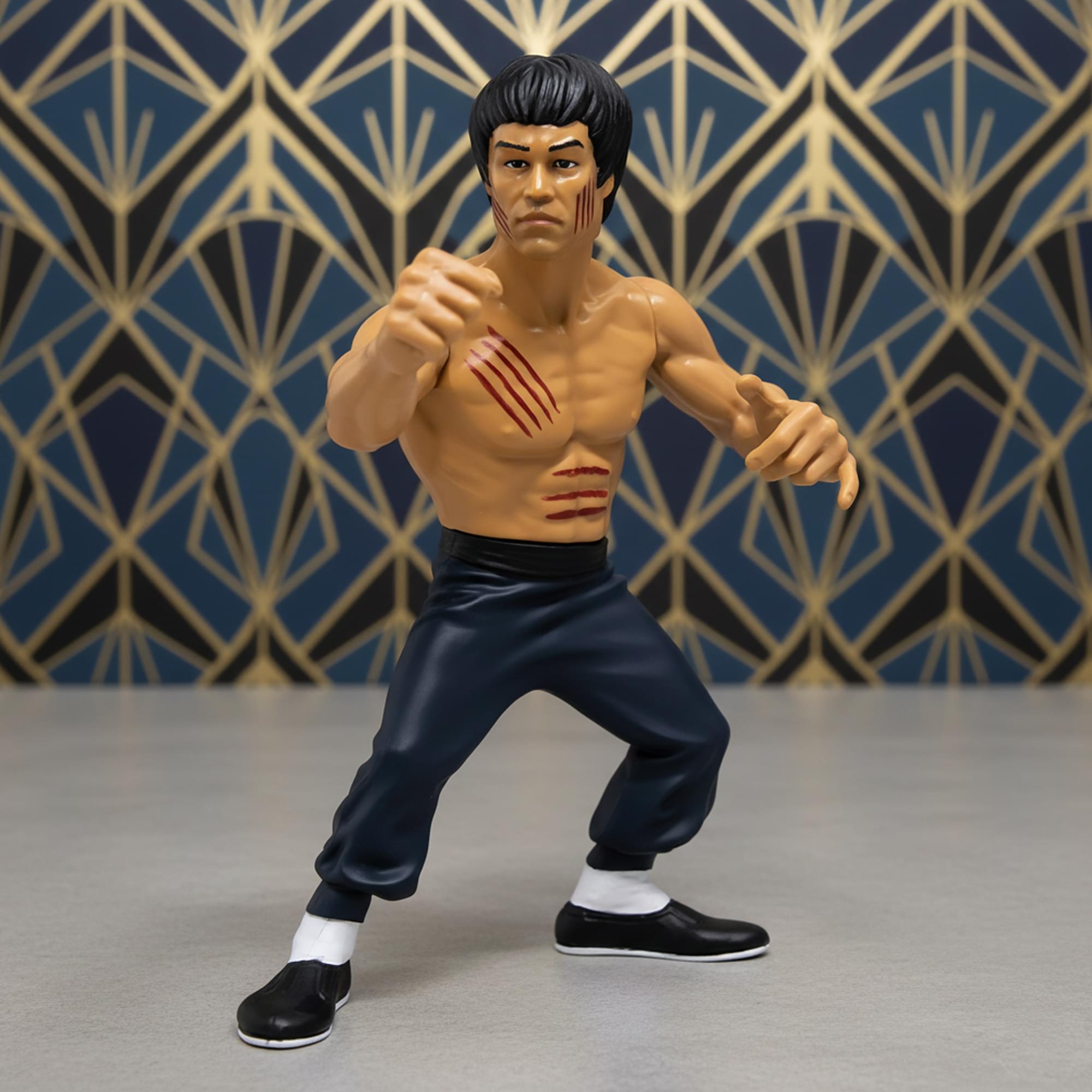 Alt View 4. Zombie Sailor's Toys - Bruce Lee Heels and Faces Retro Action Figure | Bloody - Multi-Colored.