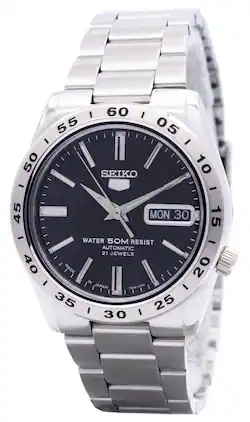 Seiko - Automatic 21 Jewels Japan Made SNKE01 SNKE01J1 SNKE01J Men's Watch - Black