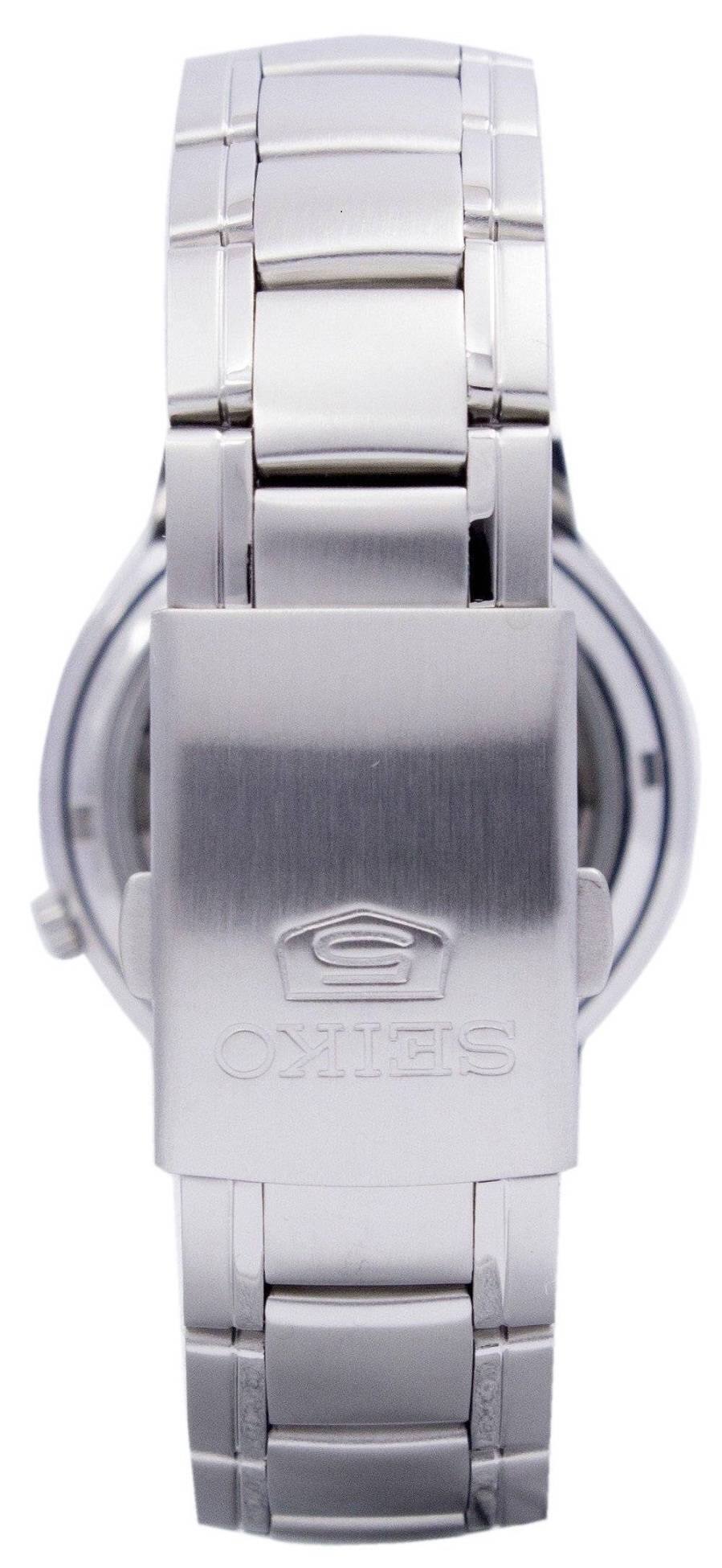 Back. Seiko - Automatic 21 Jewels SNKA01 SNKA01K1 SNKA01K Men's Watch - White.