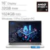 16" Display
32GB RAM
1024GB SSD
Windows 11 Pro Copilot+PC
AMD Ryzen AI 7