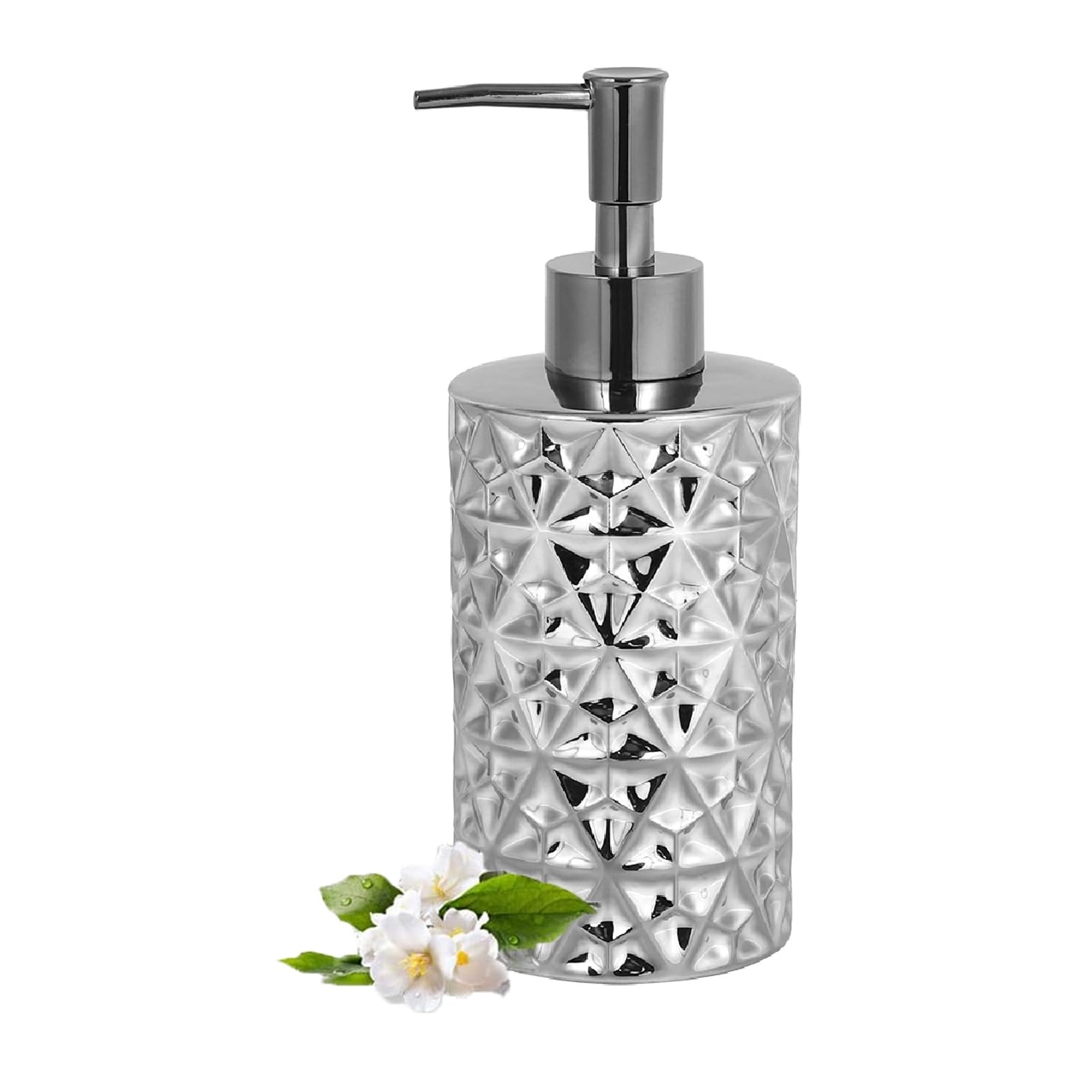 Dapper Styles Bathroom Countertop Soap Dispensers Luxury Refillable ...