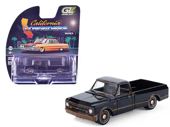 GL Greenlight California Lowriders Series 1:64 14+ Limited Edition Die-Cast Chassis 1972 Chevrolet C10