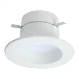 Halo - RL4 Series Matte White 4 in. W LED Retrofit Recessed Lighting 11.7 W