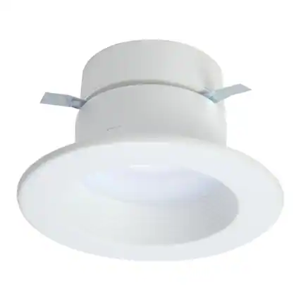 Front. Halo - Halo RL4 Series Matte White 4 in. W LED Retrofit Recessed Lighting 11.7 W.