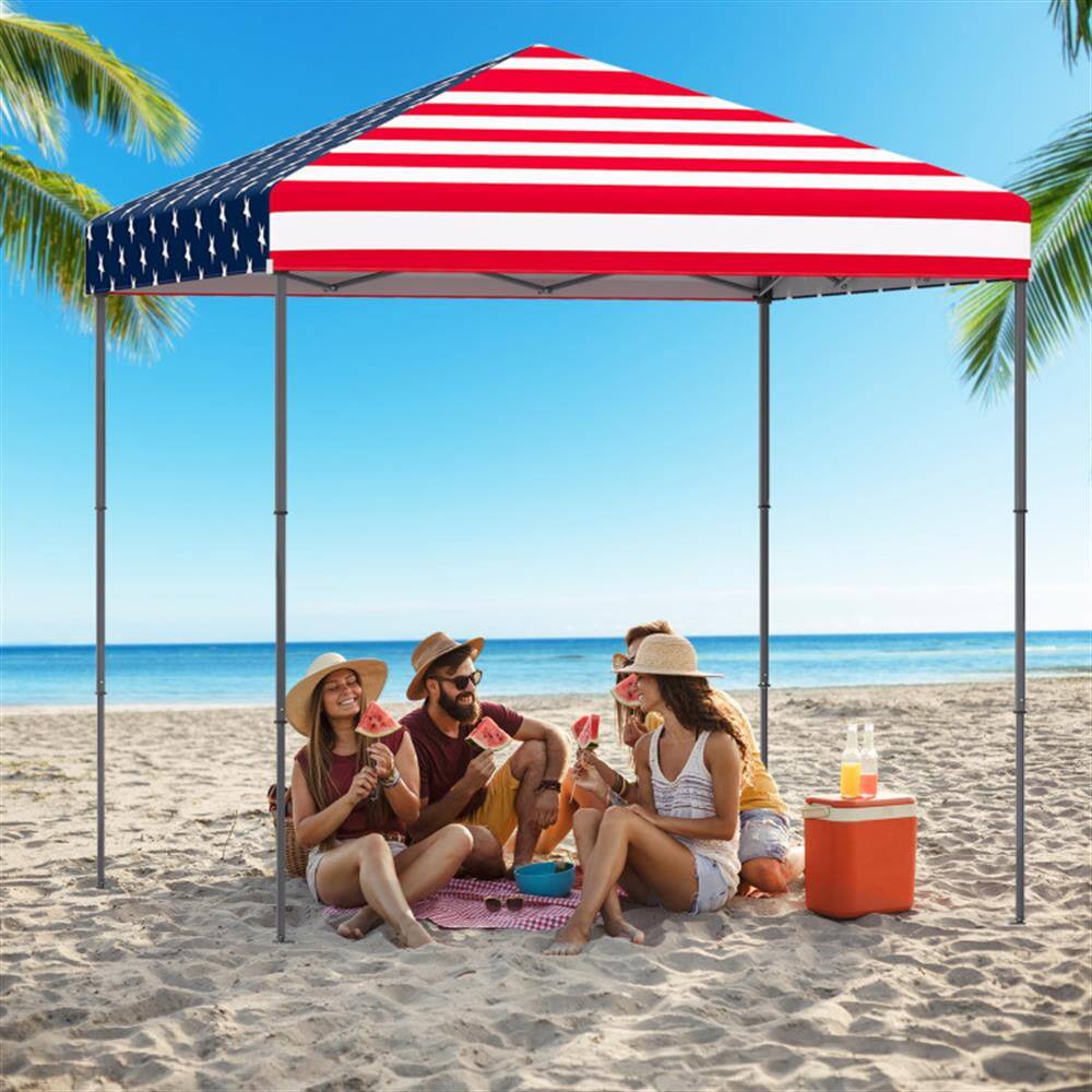 Alt View 5. Kadyn - Canopy, Outdoor Canopy Tent,6.6 x 6.6 Feet Outdoor Pop-up Canopy Tent with UPF 50+ Sun Protection-Multicolor.
