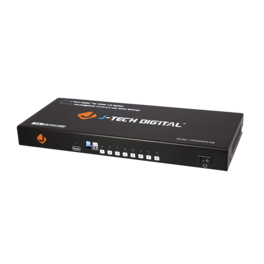 J-Tech Digital - 4K 60Hz (4:2:0) 1x8 HDMI Splitter - Black