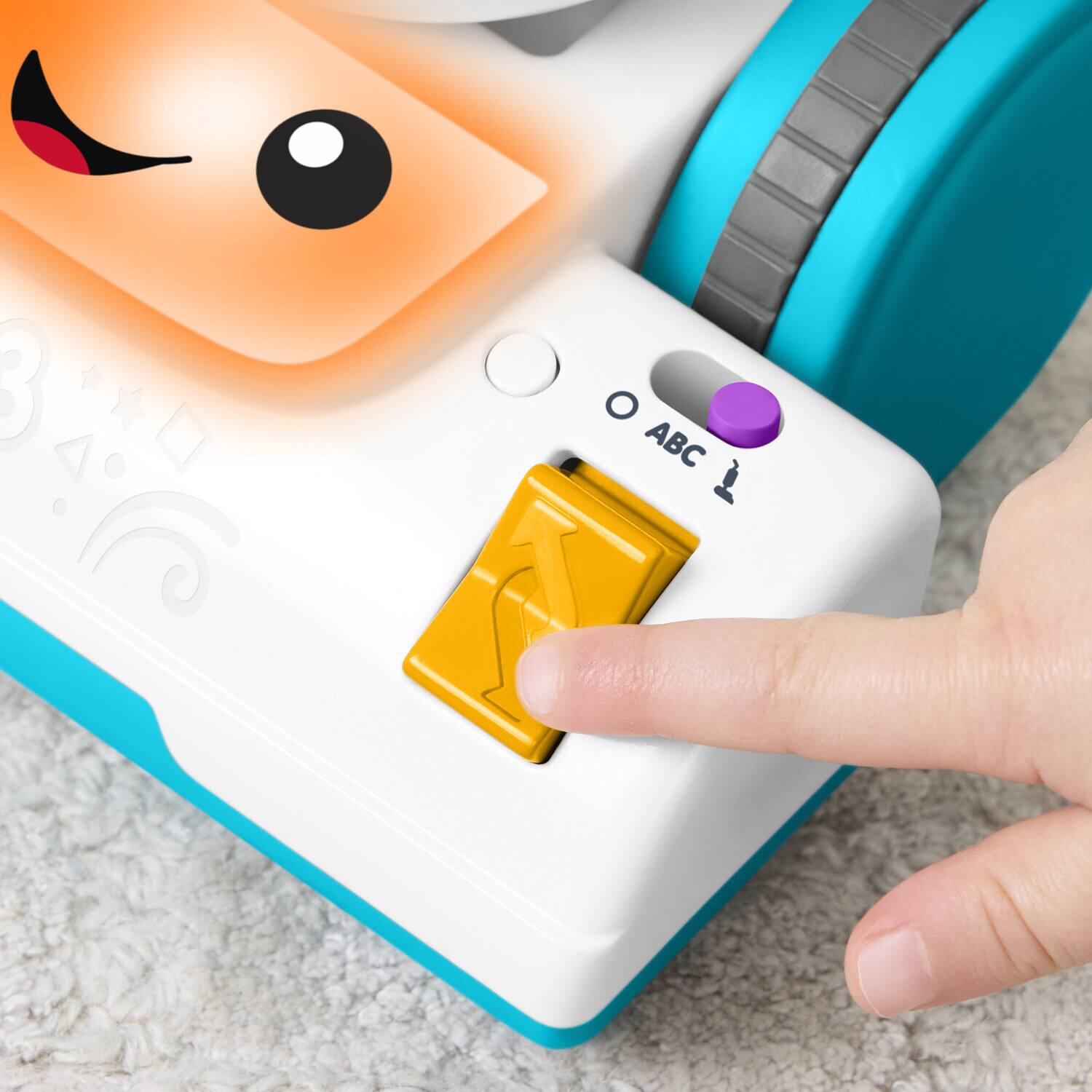 Alt View 4. Fisher Price - Fisher Price - Laugh & Learn 2-in-1 Vacuum Electronic Learning Toy   - COLLECTIBLES - Multicolor.