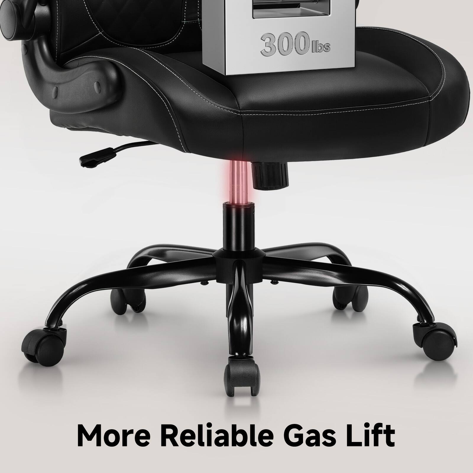 More Reliable Gas Lift
300 lbs