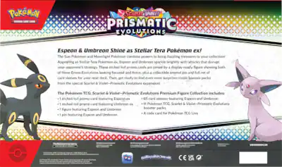 Prismatic Evolutions Premium Figure Pokemon Collection Prismatic Evolutions Premium Figure Pokemon Collection