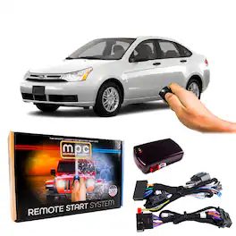 MPC - OEM Remote Activated Remote Start Kit For 2010-2011 Ford Focus - Key-to-Start - Black