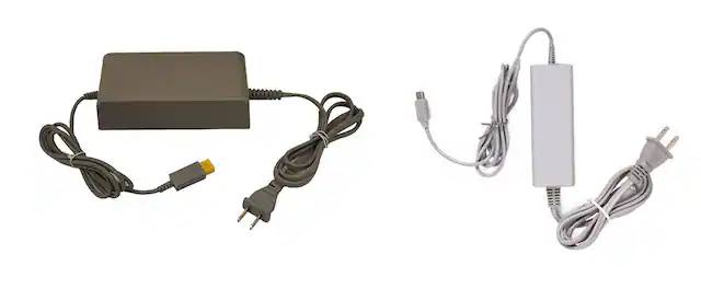 Front. Mars Devices - Wii U Parts Bundle Gamepad Power Adapter And Console Power Adapter By Mars Devices - Black.