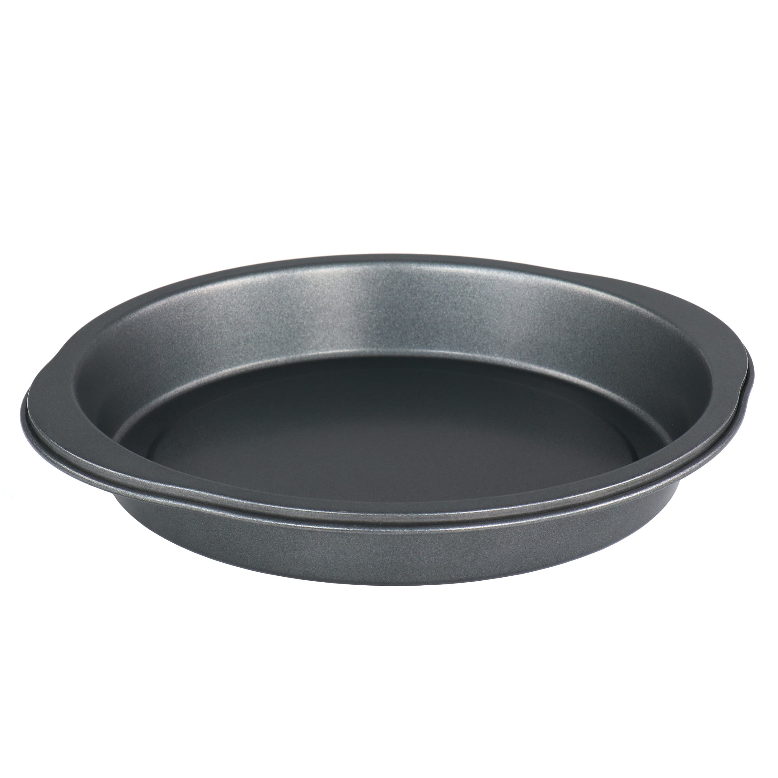 Gibson - Simply Essential 9 Inch Nonstick Round Aluminum Cake Pan - Gray